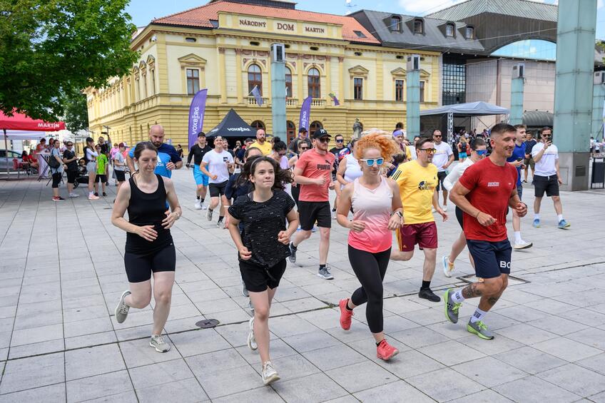 Martinský deň zdravia prekonal očakávania: Plné námestie žilo športom bez rozdielu veku