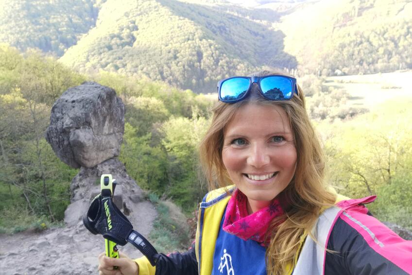 Prezidentka a zakladateľka Slovenskej asociácie Nordic walking Lucia Turaz Okoličány 